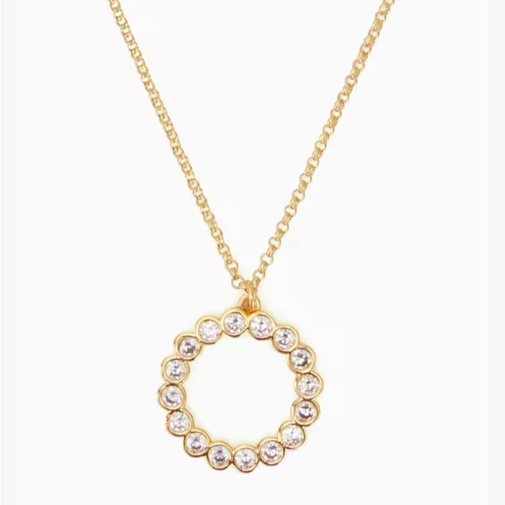 NWT Kate Spade Full Circle Mini Pendant Necklace